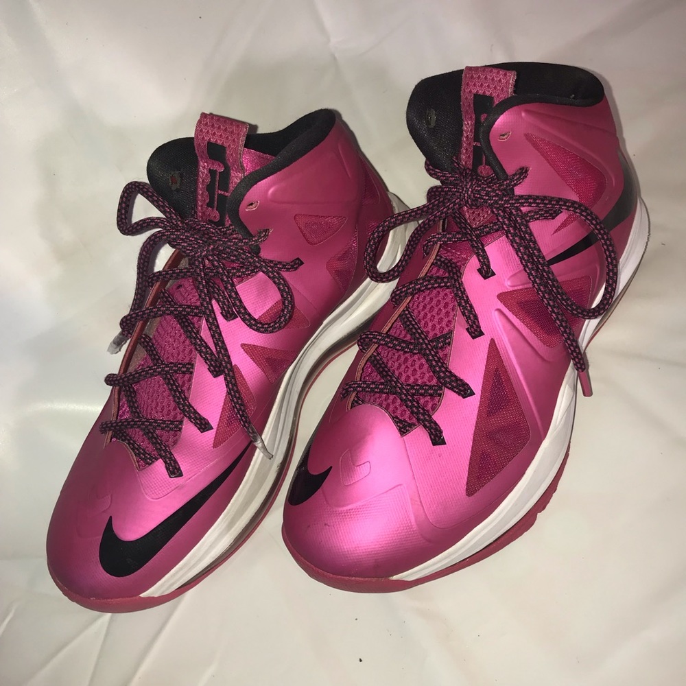 Lebron X (GS) Pink Nike Sneakers